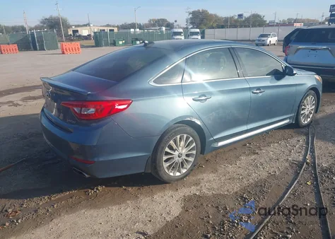 2015 Hyundai Sonata Limited from USA, damaged, VIN 5NPE34AF4FH239683